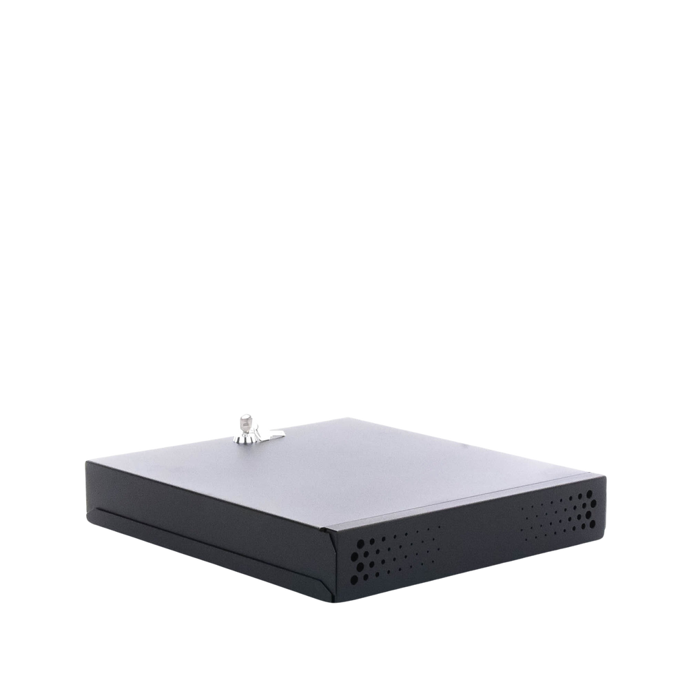 Gabinete Metálico de Seguridad para DVR/NVR, Ancho 396 mm x 78 mm de Alto x