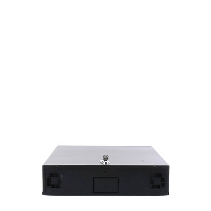 Gabinete Metálico para DVR/NVR. Tamaño Max. de DVR/NVR: 445 x 88 x 400mm (An.xAl.xProf.). Compatible con Fuente SLIM.