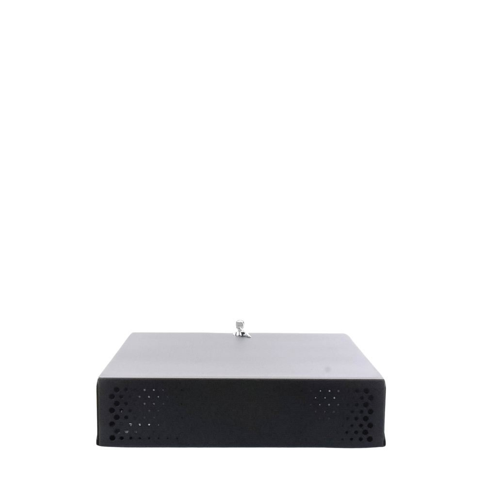 Gabinete Metálico para DVR/NVR. Tamaño Max. de DVR/NVR: 445 x 88 x 400mm (An.xAl.xProf.). Compatible con Fuente SLIM.