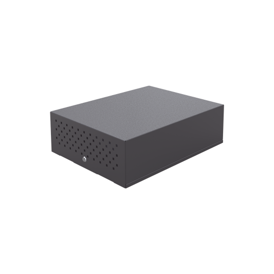 Gabinete Metálico de Seguridad para DVR/NVR. Tamaño Max. de DVR/NVR:  440 x 177 x 462 mm (An. x Al. x Prof.)