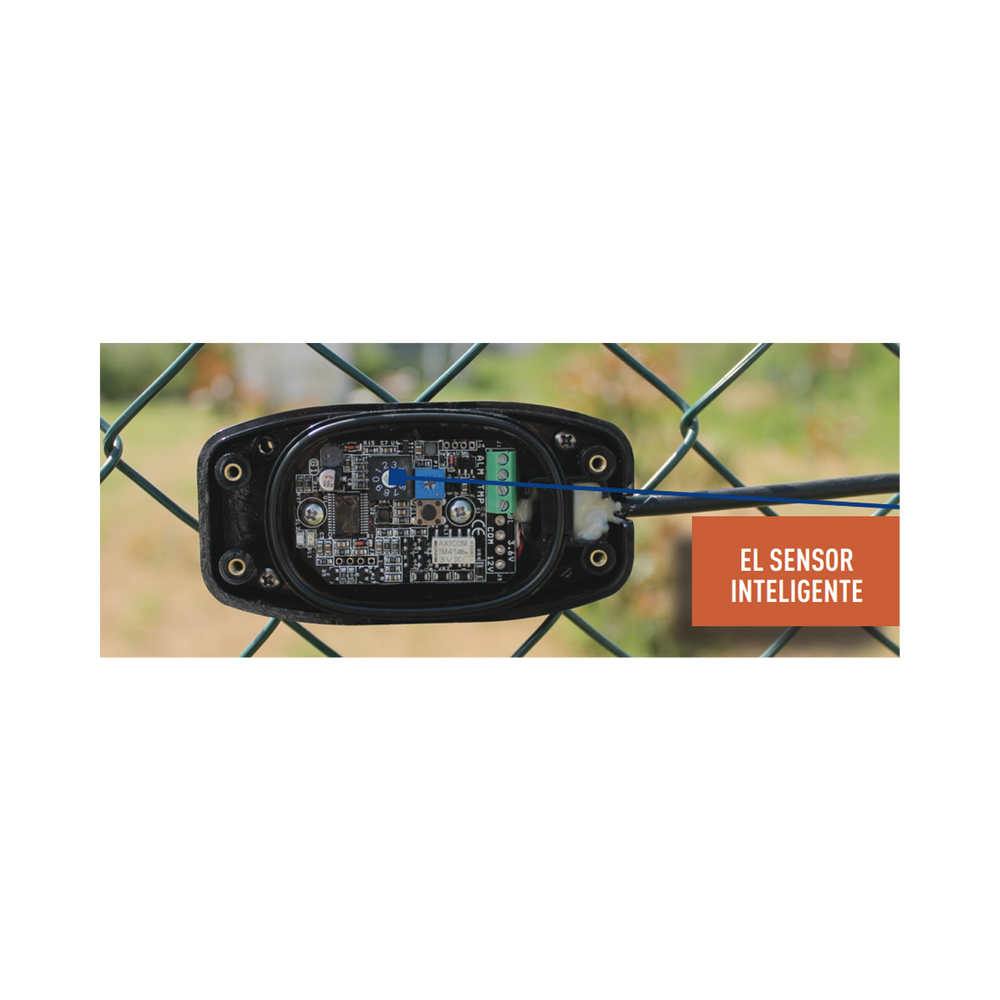 Sensor Inteligente Universal / Anti-trepa de intrusos / Para muros, mallas ciclonicas, rejas, paredes, andamios, vidrio, cristales, etc / Sin falsas alarmas /Protección de 5 metros de diámetro / Integración con cualquier panel de alar