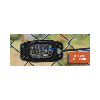 Sensor Inteligente Universal / Anti-trepa de intrusos / Para muros, mallas ciclonicas, rejas, paredes, andamios, vidrio, cristales, etc / Sin falsas alarmas /Protección de 5 metros de diámetro / Integración con cualquier panel de alar