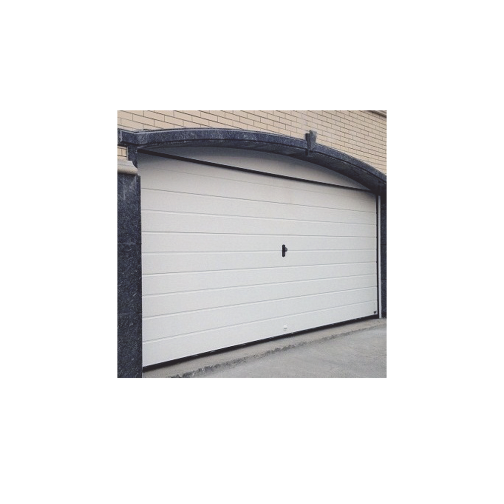 Puerta de Garage de Alta Calidad / Linea Central / Color Blanco 20X8 pies,  AISLADA, Estilo Americana.