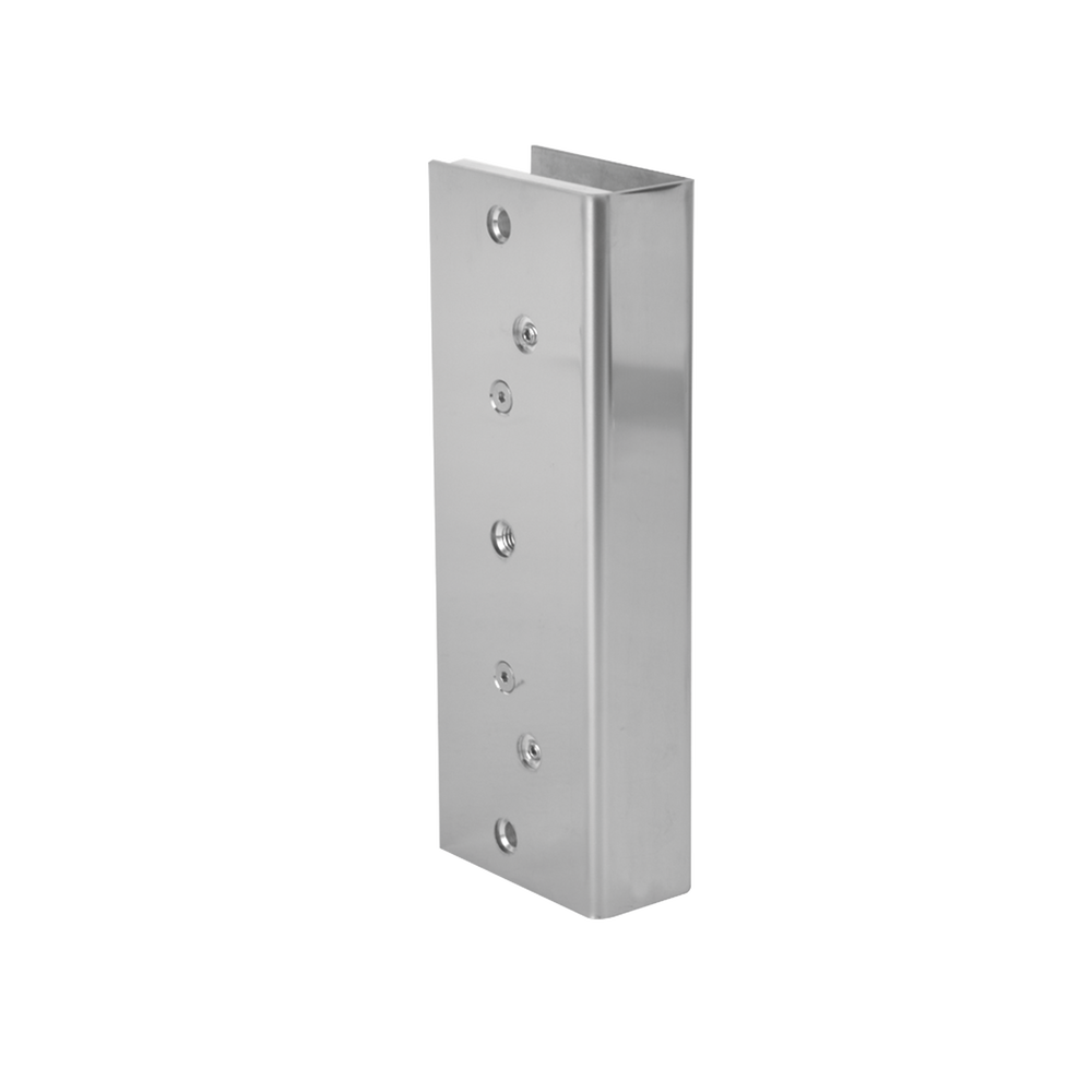Montaje "U" para Puertas de Vidrio/ 3/4" de Grosor/ Para Chapas Magnéticas de 1200 lbs./ Ajuste por Opresores