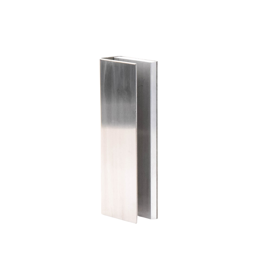 Montaje "U" para Puertas de Vidrio/ 3/4" de Grosor/ Para Chapas Magnéticas de 1200 lbs./ Ajuste por Opresores