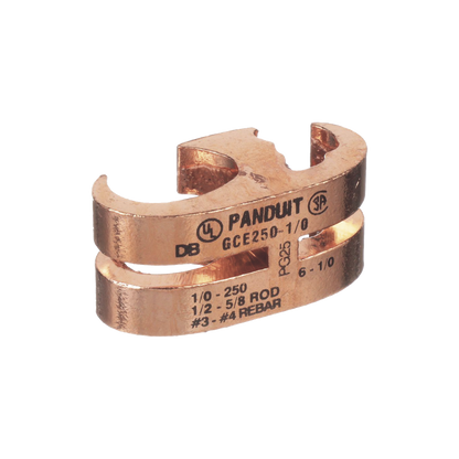 Conector de Conexión a Tierra tipo "E" para Conductor 1/0 AWG STR – 250 KCMIL (70–120mm²) MAIN y TAP