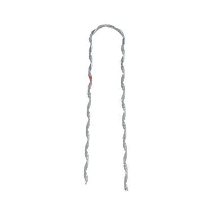 Remate Preformado para Fibra Óptica Figura 8, Span 100 m, para mensajero de acero con diámetro &Phi; 3.6  mm