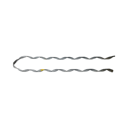 Remate Preformado de Acero Galvanizado para fibra Mini-ADSS, Diámetros 6-7 mm (Estructura de 4 hilos con Polvo Abrasivo)