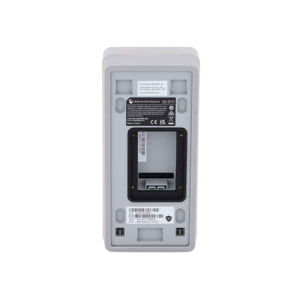 Video Intercomunicador IP (SIP), apertura por código, Antivandálico IK10, 2 relevadores, IP66, PoE