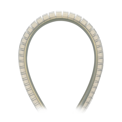 Cubre-filos Ranurado con Adhesivo, para Bordes de 2.5 a 3.7mm, de 30.5m de Largo, Color Natural