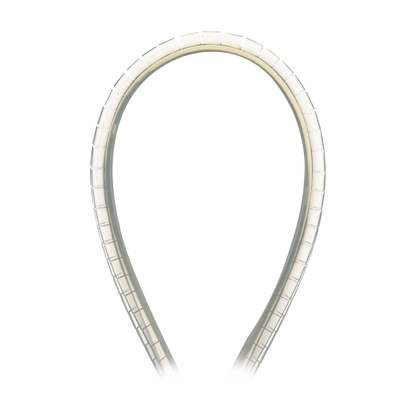 Cubre-filos Ranurado con Adhesivo, para Bordes de 1.6 a 2.5mm, de 30.5m de Largo, Color Natural