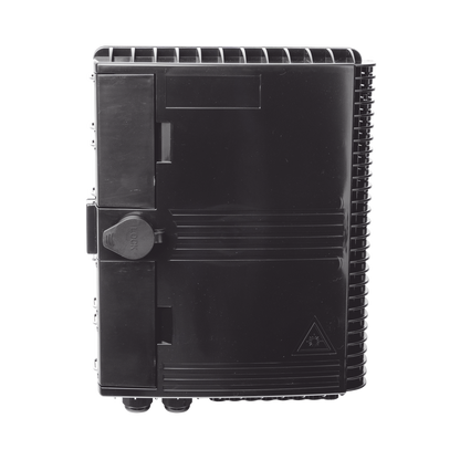 Cierre de Empalme para 24 Fusiones de Fibra Óptica, Interior/Exterior, con 16 Acopladores SC/APC y Splitter 1x16 SC/APC Incluido, IP65