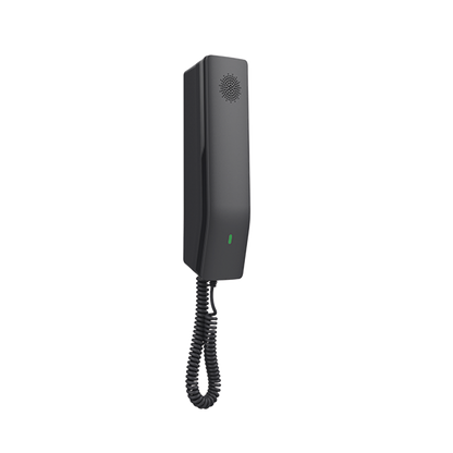 Teléfono IP para Hoteles / Altavoz HD / 2 Cuentas y Líneas SIP / 10 Teclas de Marcación Rápida / 3 Teclas Programables / Códec OPUS / Gestión GDMS / Instalación en Escritorio y Pared / PoE 100 Mbps