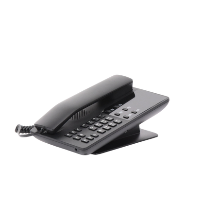 Teléfono IP Hotelero, 2 líneas SIP con 2 cuentas, codec Opus, IPV4/IPV6, color negro, con gestión en la nube GDMS