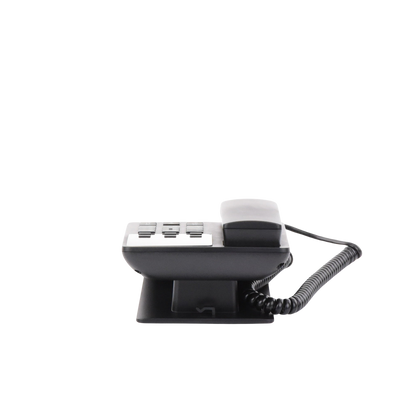 Teléfono IP Hotelero, 2 líneas SIP con 2 cuentas, codec Opus, IPV4/IPV6, color negro, con gestión en la nube GDMS
