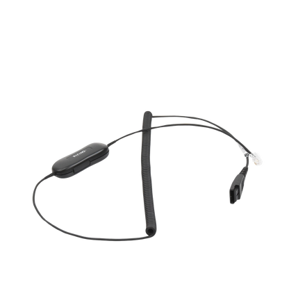 Cable para diademas BIZ1500, BIZ2300 y BIZ2400, para compatibilidad con telefonos AVAYA 96xx/16xx QD a RJ-9 (88001-03) (88001-04)