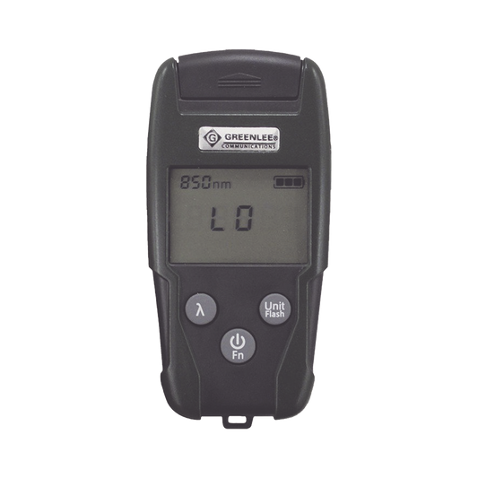 Medidor de Alta Potencia para Fibra Óptica con Localizador Visual de Fallos (VFL), entrada universal de 2.5 mm (para conectores SC, ST y FC)