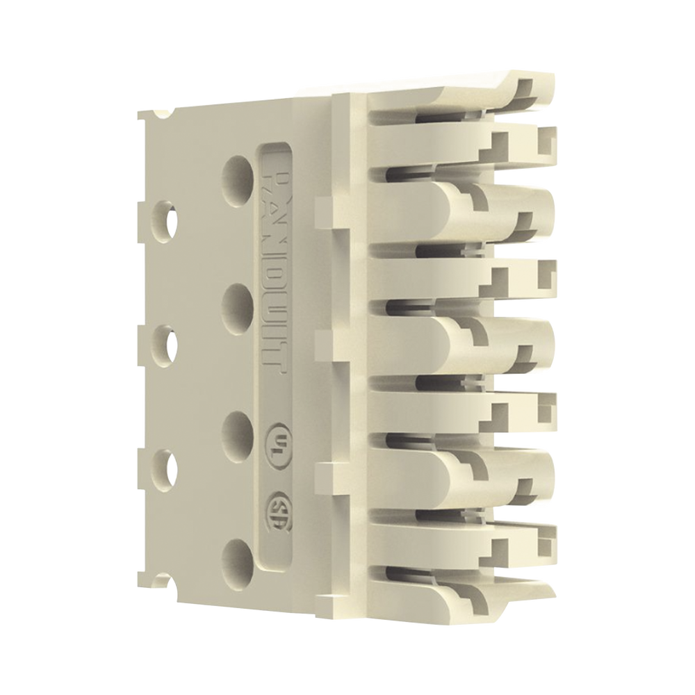 Block de Conexión Cat6 de 4 Pares, de Impacto, Color Marfil
