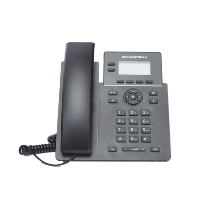 Teléfono IP Grado Operador, 2 líneas SIP con 4 cuentas, puertos Gigabit PoE, codec Opus, IPV4/IPV6 con gestión en la nube GDMS