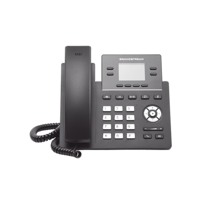 Teléfono IP Grado Operador, 4 líneas SIP, pantalla a color 2.4", PoE, codec Opus, IPV4/IPV6 con gestión en la nube GDMS