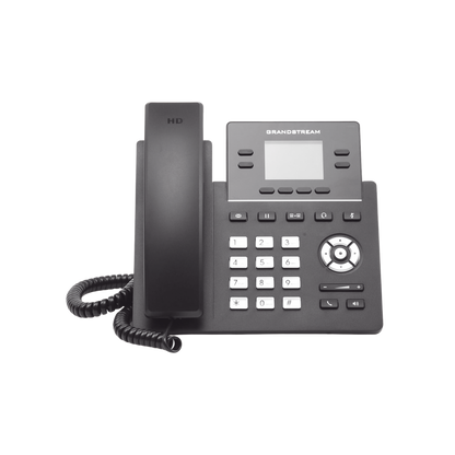 Teléfono IP Grado Operador, 4 líneas SIP, pantalla a color 2.4", PoE, codec Opus, IPV4/IPV6 con gestión en la nube GDMS