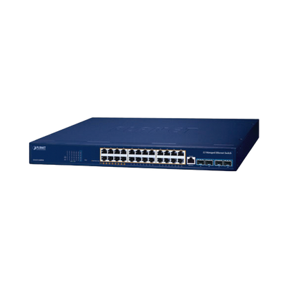 Switch PoE Administrable Capa 3, 24 Puertos Gigabit, Hasta 480 W, 8 Puertos 802.3bt, 16 Puertos 802.3at, 4 Puertos SFP 10G