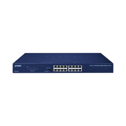 Switch No Administrable Gigabit de 16 Puertos 10/100/1000 Mbps, Con Modo Extendido Para Distancias de Hasta 200 m