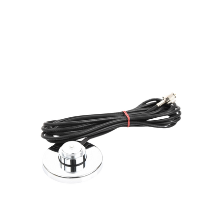 Montaje Magnético para Antenas de 3/4"(NMO), 3.5 m de Cable RG58U y Conector UHF (PL259) Macho.