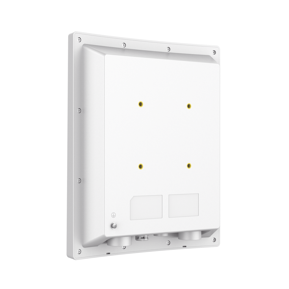 Punto de acceso para exterior AX3000 Wi-Fi 6, MU-MIMO 2x2:2, Throughput inalámbrico agregado de 3 Gbps con administración desde la nube gratuita o stand-alone.