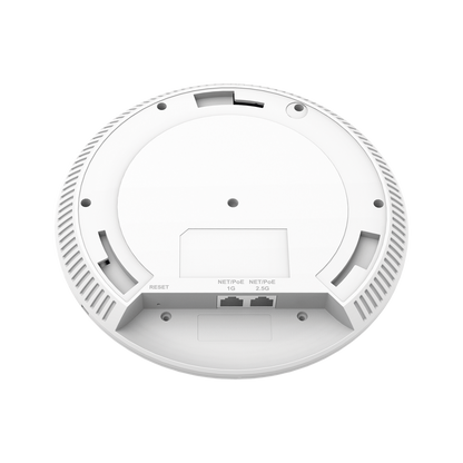 Punto de acceso Wi-Fi 6E tribanda GWN 802.11ax, con administración desde la nube gratuita o stand-alone.