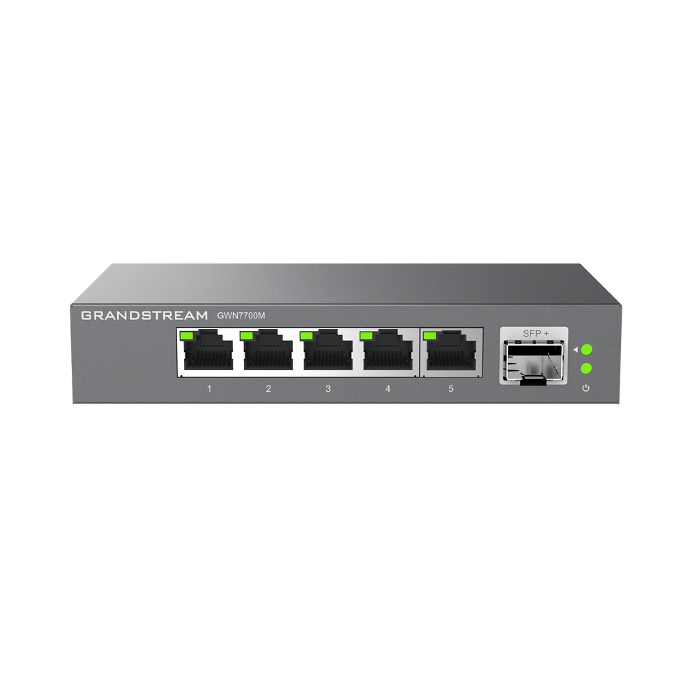 Switches de red Multi-Gigabit de 2.5G No Administrable / 5 Puertos RJ45 de 100/1000/2500Mbps / 1 puerto de fibra SFP+