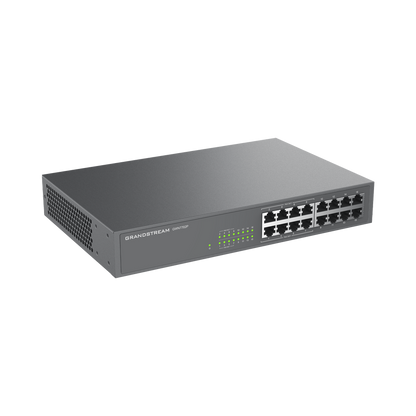 Switch PoE+ 16 Puertos Gigabit No Administrable / 8 puertos 10/100/1000 Mbps / 8 puertos PoE+ / hasta 145W