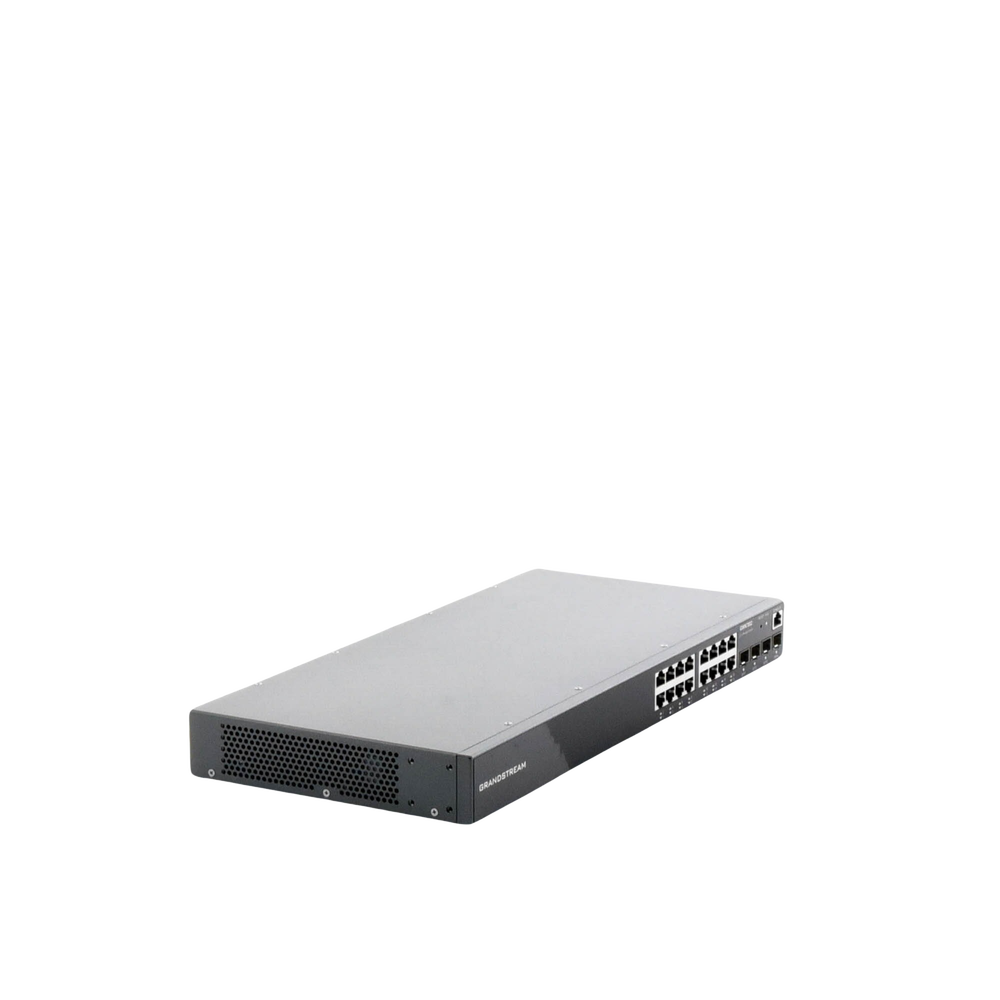 Switch Gigabit Administrable / 16 puertos 10/100/1000 Mbps + 4 Puertos SFP Uplink / Compatible con GWN Cloud.