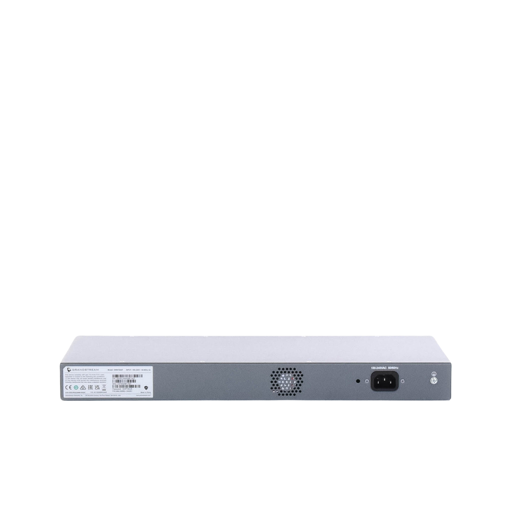 Switch Gigabit PoE+ Administrable / 16 puertos 10/100/1000 Mbps + 4 Puertos SFP Uplink / Hasta 240W / Compatible con GWN Cloud.