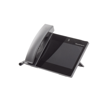 Teléfono IP Android 11, 16 líneas SIP con 16 cuentas, pantalla táctil  8", puertos Gigabit, Wi-Fi, Bluetooth, PoE, codec Opus, IPV4/IPV6 con gestión en la nube GDMS