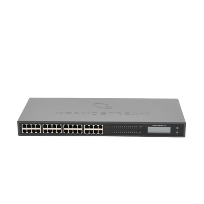 Adaptador VoIP GrandStream de 32 FXS 2 puertos telco 50 pins p/montaje en rack