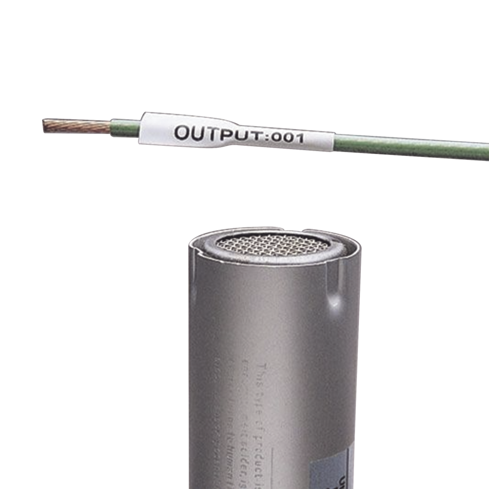 Casete de Etiquetas de Poliolefina de Cinta Continua, Tubo Termocontráctil, 8.6 mm de Ancho, 2.4 Metros (7.87 Pies) de Largo, Para Cables de 1.5 a 4.8 mm (18-12 AWG) de Diámetro, Color Blanco