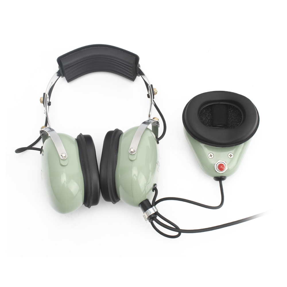 Auriculares estilo Muff-Mic para operaciones de mantenimiento y rampas en aeropuertos