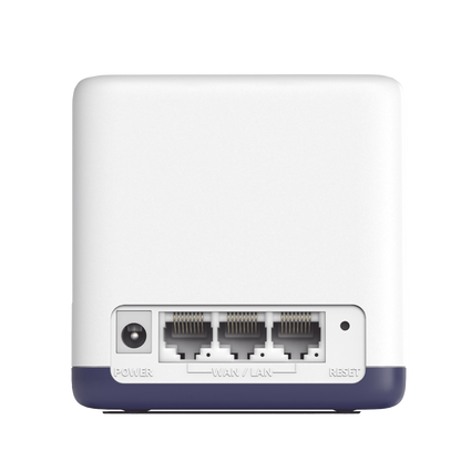 KIT de Sistema Inalámbrico H50G Mesh / Doble banda 2.4GHz y 5GHz AC 1900Mbps / 3 Puertos 10/100/1000 Mbps / Control vía App / Roaming Continuo
