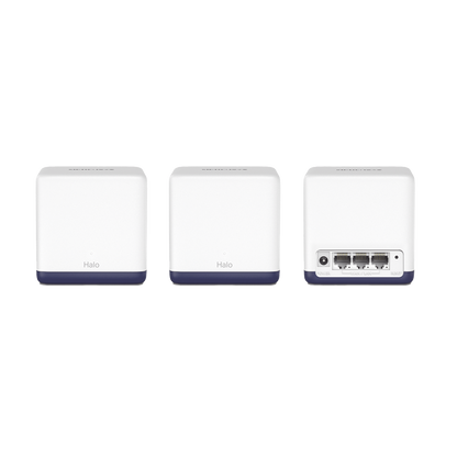 KIT de Sistema Inalámbrico H50G Mesh / Doble banda 2.4GHz y 5GHz AC 1900Mbps / 3 Puertos 10/100/1000 Mbps / Control vía App / Roaming Continuo
