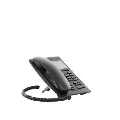 (H5W Color Negro)Teléfono IP WiFi para Hotelería, profesional de gama alta con pantalla LCD de 3.5 pulgadas a color, 6 teclas programables para servicio rápido (Hotline) PoE