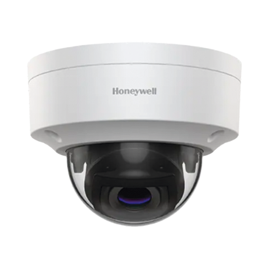 Camara Domo IP 5 Megapíxeles / Lente 2.8 mm / 30 mts IR / NDAA / ONVIF / Exterior IP66 / Antivandálica IK10 / H.265 / PoE / WDR 120 dB / HLC / Serie 30 / Honeywell Security