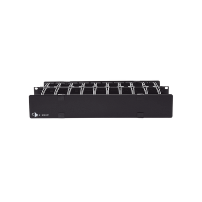 Organizador de Cable Horizontal RouteIT, Doble, Para Rack de 19in, 4in de profundidad, 2UR
