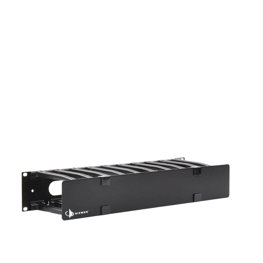 Organizador de Cable Horizontal RouteIT, Sencillo, Para Rack de 19in, 6in de profundidad, 2UR