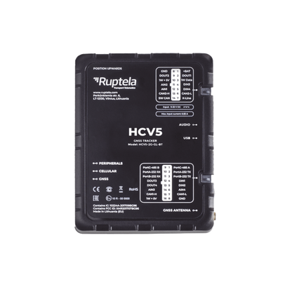 Localizador 4G LTE Obtenga información de la computadora del vehiculo lectura CAN, OBD y LCV / Sensores Bluetooth / Vehiculos ligeros / Vehiculos pesados  / RS485 / RS232 / Análogico / RFID
