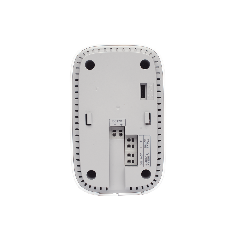 (HikFire) Detector de Gas Natural Metano (CH4) / Alarma Temprana / Salida para cierre de Válvula y/o  activación de Ventilador / Protección IP30 / Alarma de 70dB a 115dB a 1 metro de distancia
