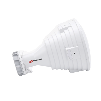 Antena asimétrica de 30° (30°H 20°V) 20.5 dBi tipo cuerno 5180-6000 MHz altamente eficiente, sin cables, sin perdidas, sin lóbulos listas para TwistPort