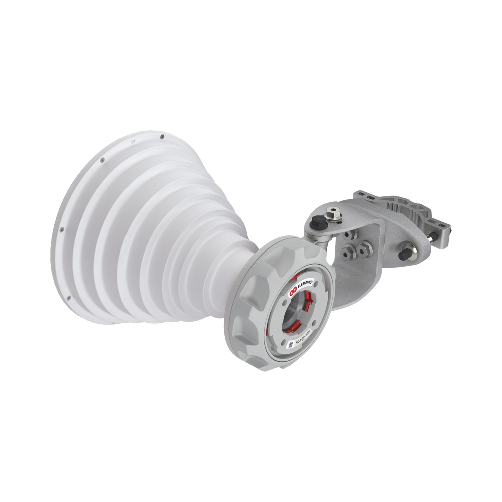 Antena Sectorial Simétrica GEN2 de 30° 5180-6775 MHz, 18.5 dBi con soporte mejorado, listas para TwisPort sin pérdida