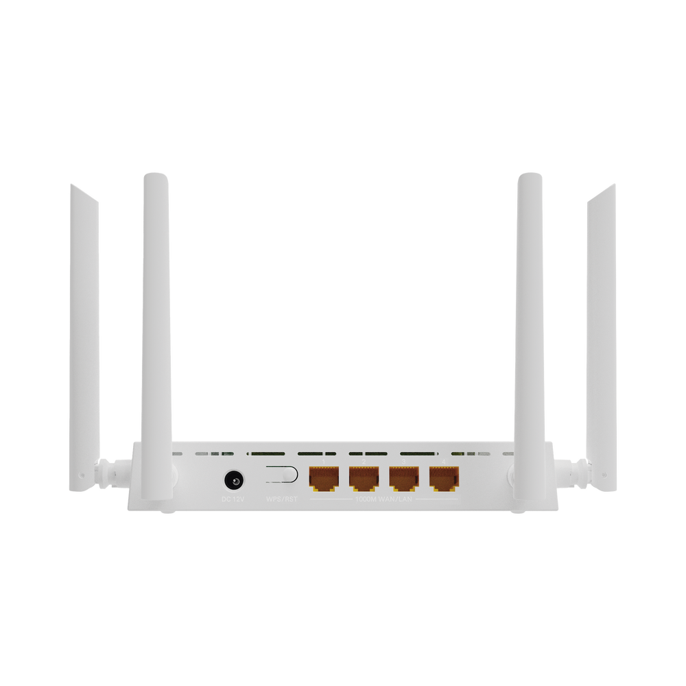 Router Inalámbrico WiFi 6 / 4 puertos LAN Gigabit/ Soporta MESH con las ONUs WiFi 6 de V-SOL / Diseño Compacto
