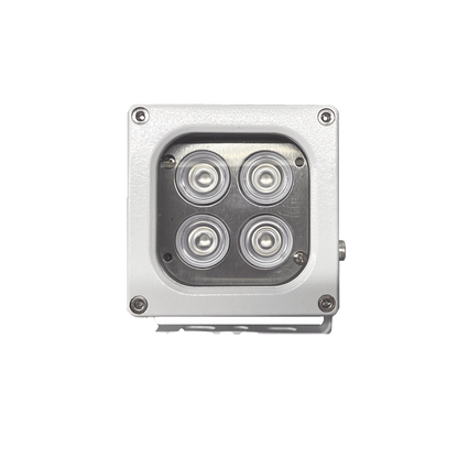 Iluminador LED de Alta Potencia | Luz Blanca | 10 Metros de Iluminación | Cobertura 120° | IP66 | Bajo Consumo de Energía | Fotocélula Incorporada | Soporte en “U” | Carcasa de Aluminio | Alta Transmitancia de Luz. | C